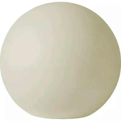 White Ball Outdoor Floor Lamp