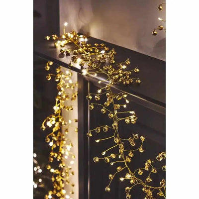 x12 Golden Bells Garland Lights - NEST & FLOWERS