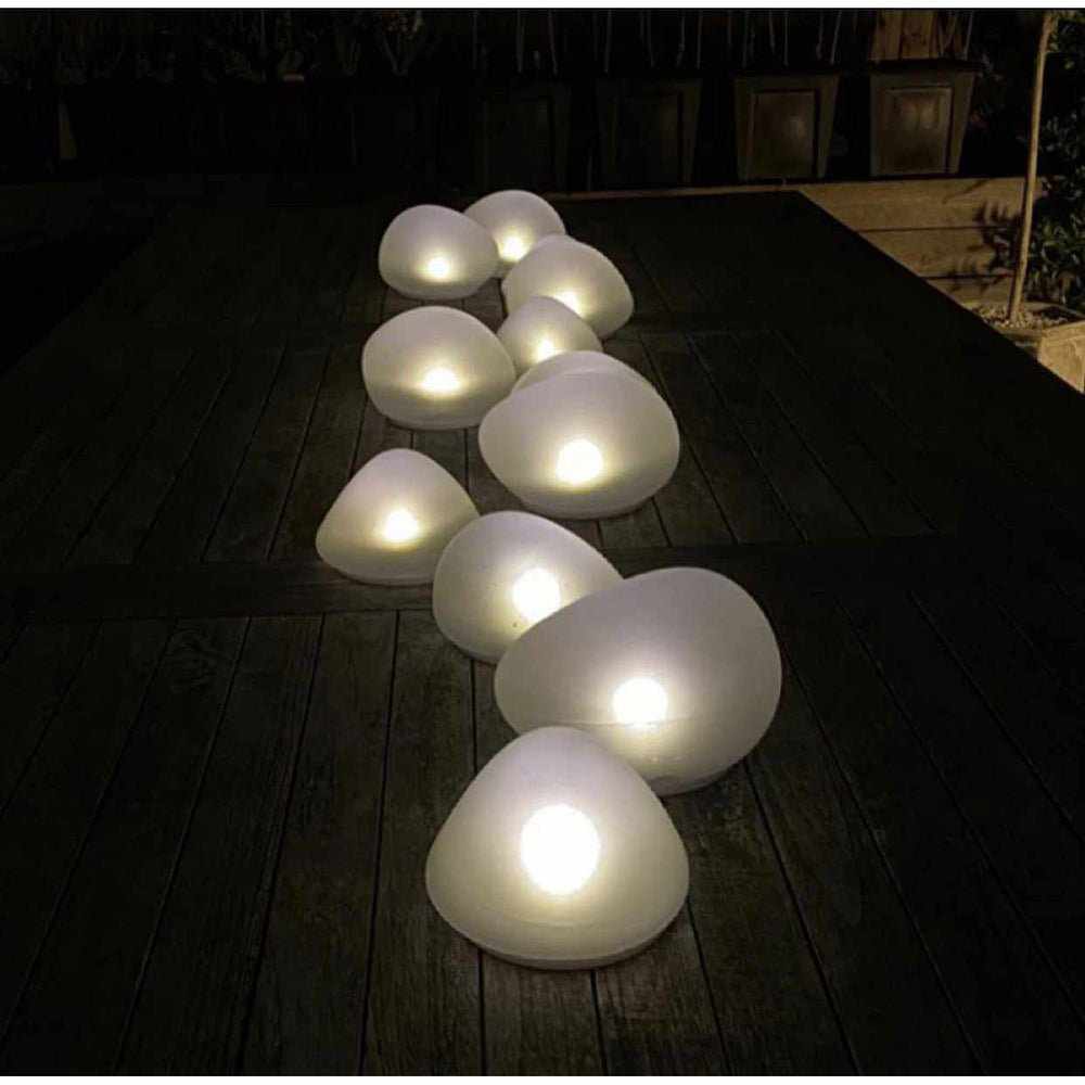 x12 Solar Glass Pebbles - NEST & FLOWERS