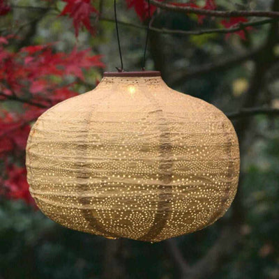 x12 Solar Lantern Pumpkins & Dome - NEST & FLOWERS