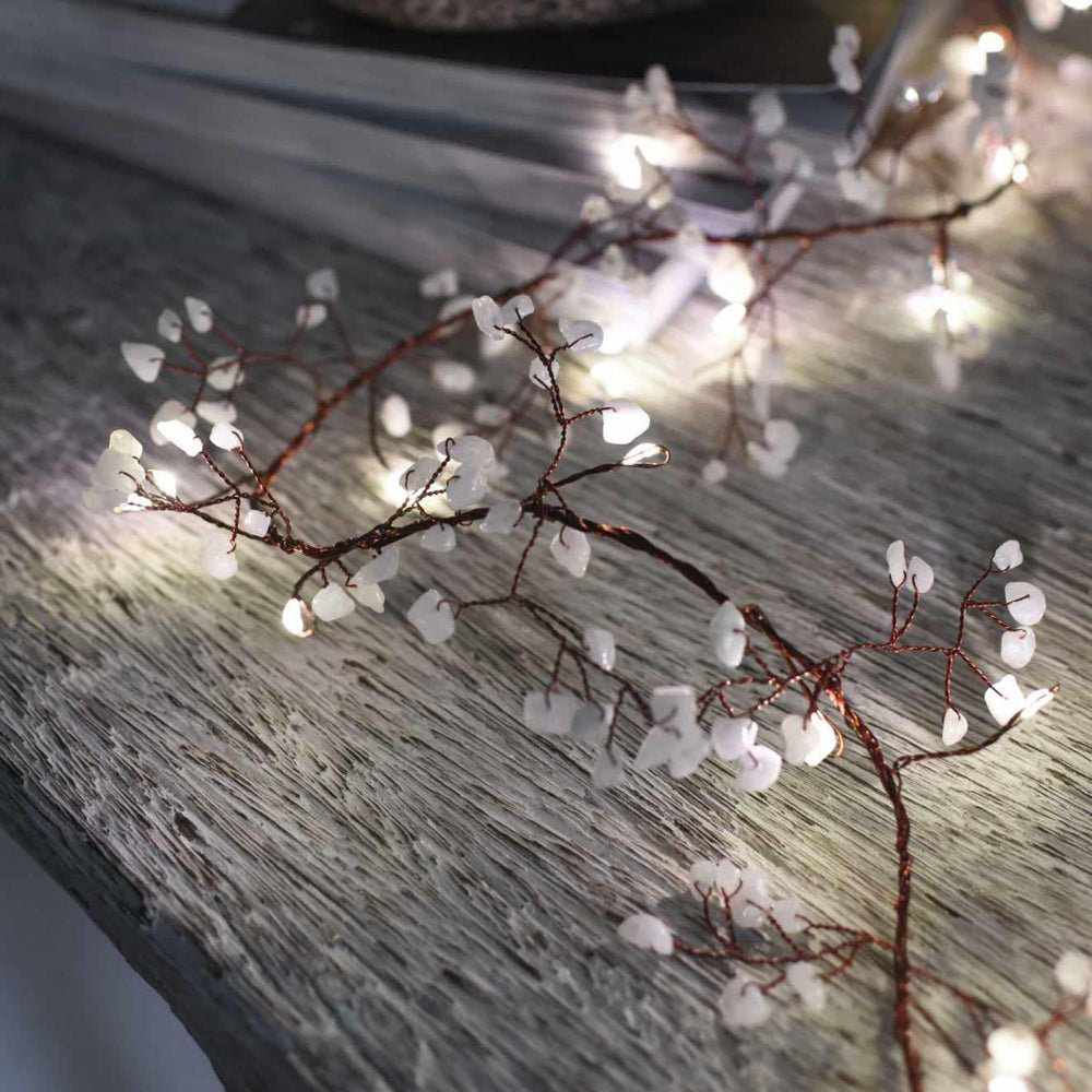 x3 Gemstone String Light White - NEST & FLOWERS