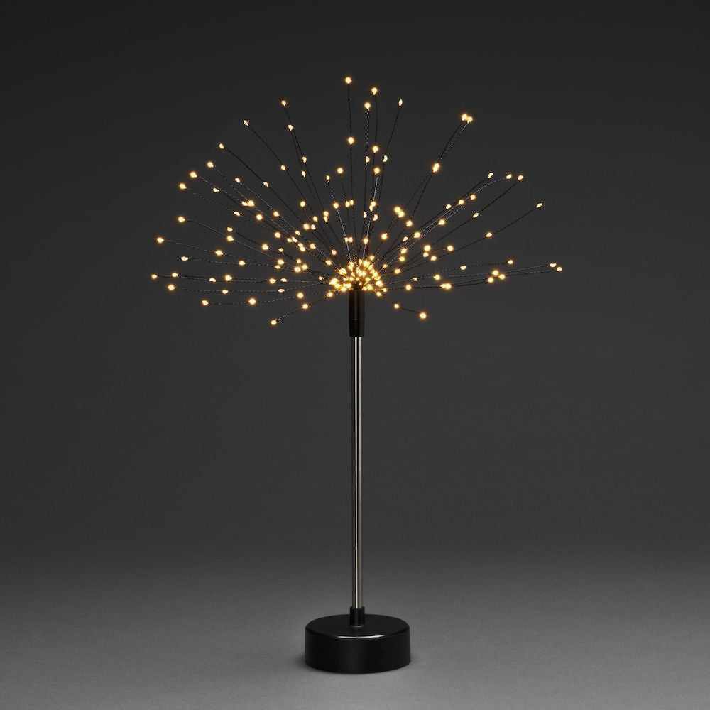 x3 Large Starburst Table Lamps Black - NEST & FLOWERS