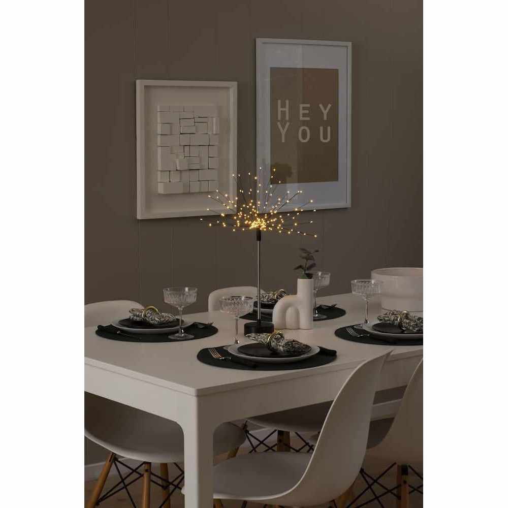 x3 Large Starburst Table Lamps Black - NEST & FLOWERS