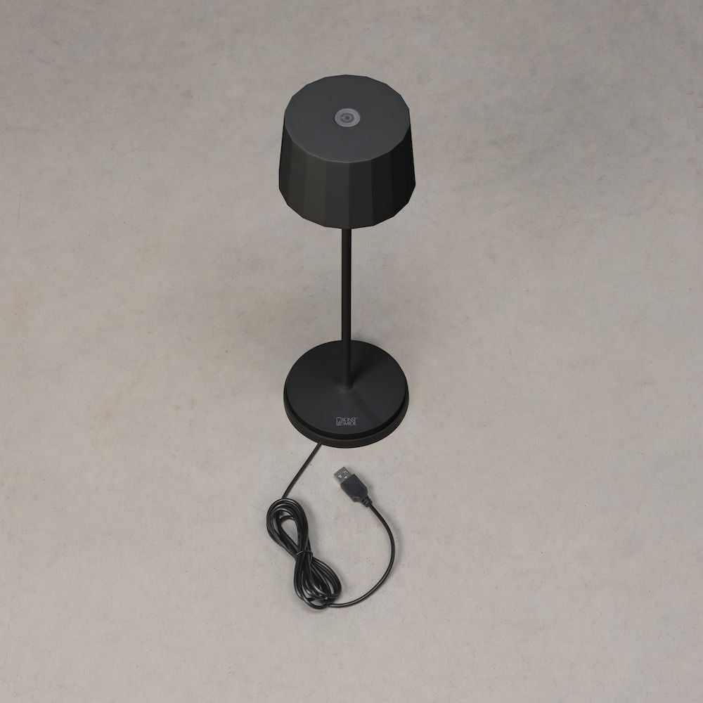 x3 Monica Re-chargeable Table Lamps Black - NEST & FLOWERS