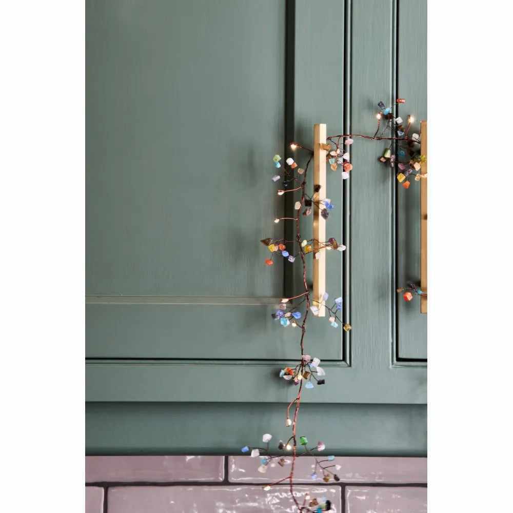 x6 Gemstone Garland Lights Multi - NEST & FLOWERS