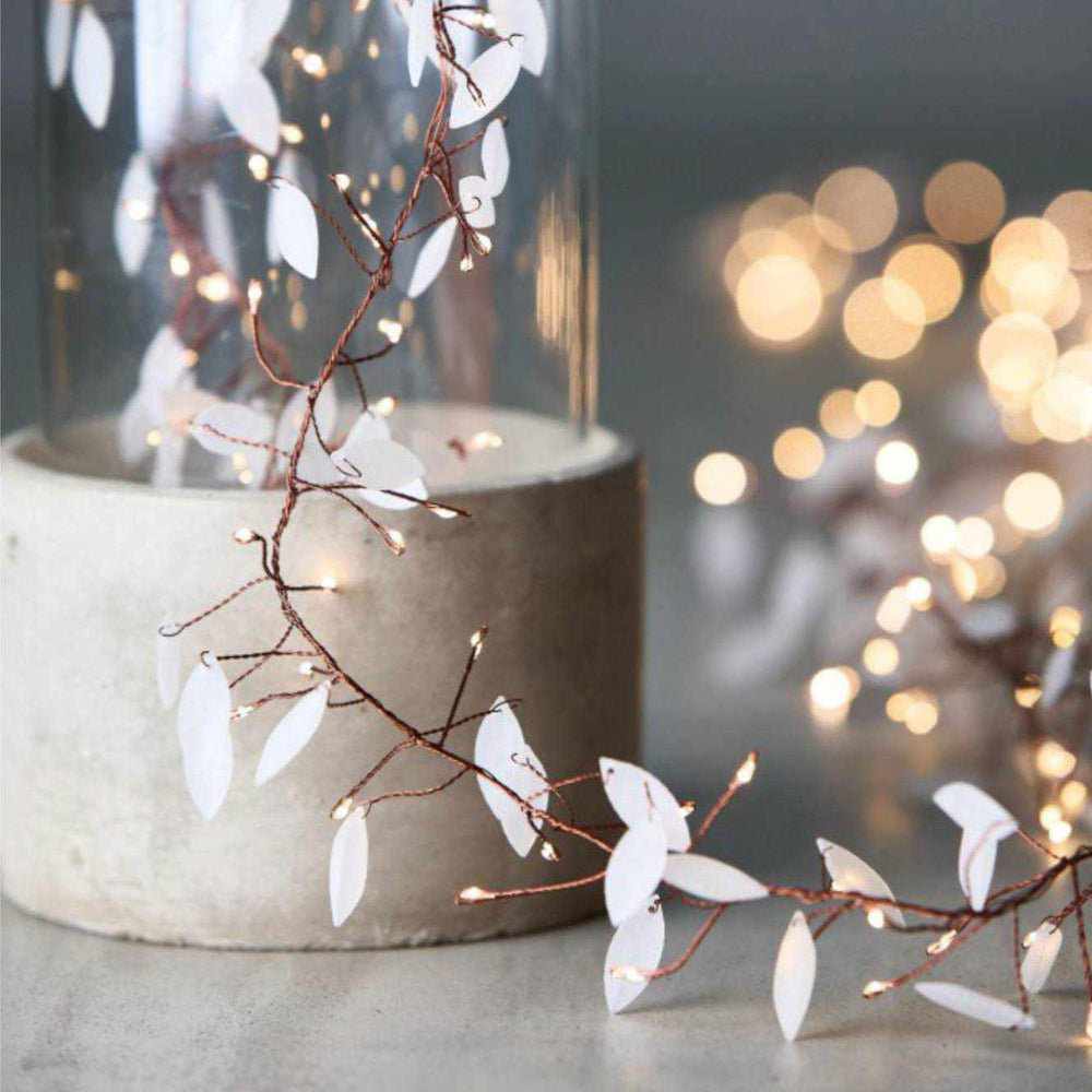 x6 Leaf Cluster Garland Lights - NEST & FLOWERS