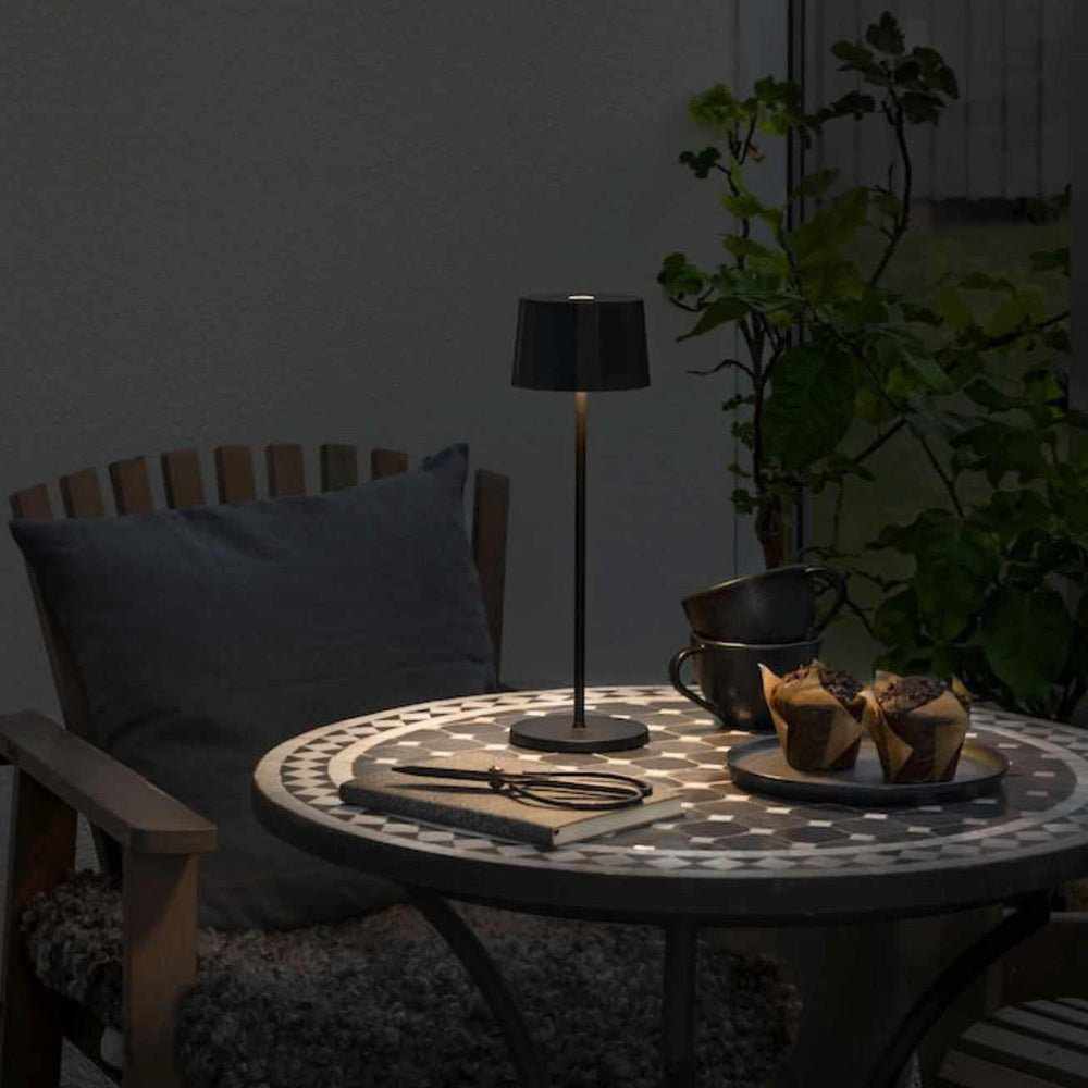 x6 Monica Re-chargeable Table Lamps Black - NEST & FLOWERS