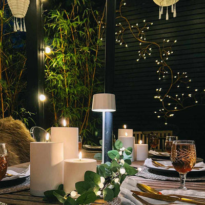 X6 Outdoor Waterproof Candles White